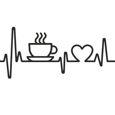 Biển "I Love Coffee" Để Bàn