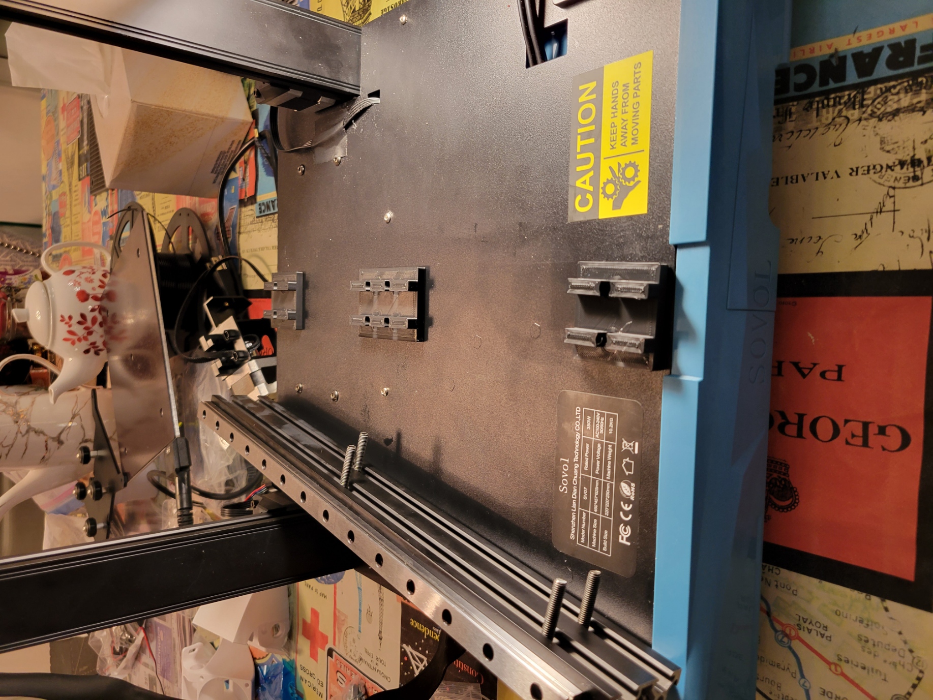 Nâng cấp ray trượt tuyến tính cho bộ phận in SV07