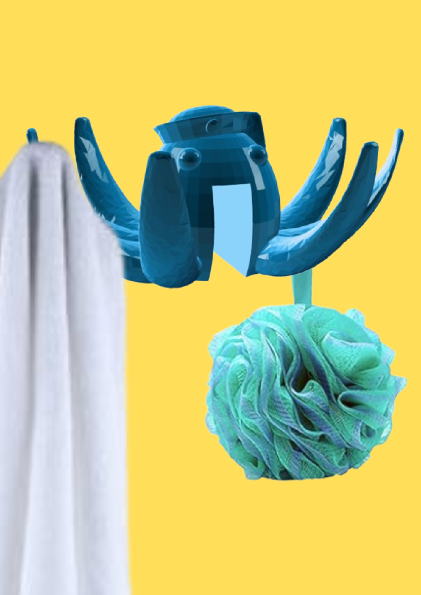 Móc Treo Cửa Kính Phòng Tắm Hình Bạch Tuộc