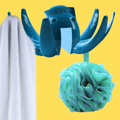 Móc Treo Cửa Kính Phòng Tắm Hình Bạch Tuộc