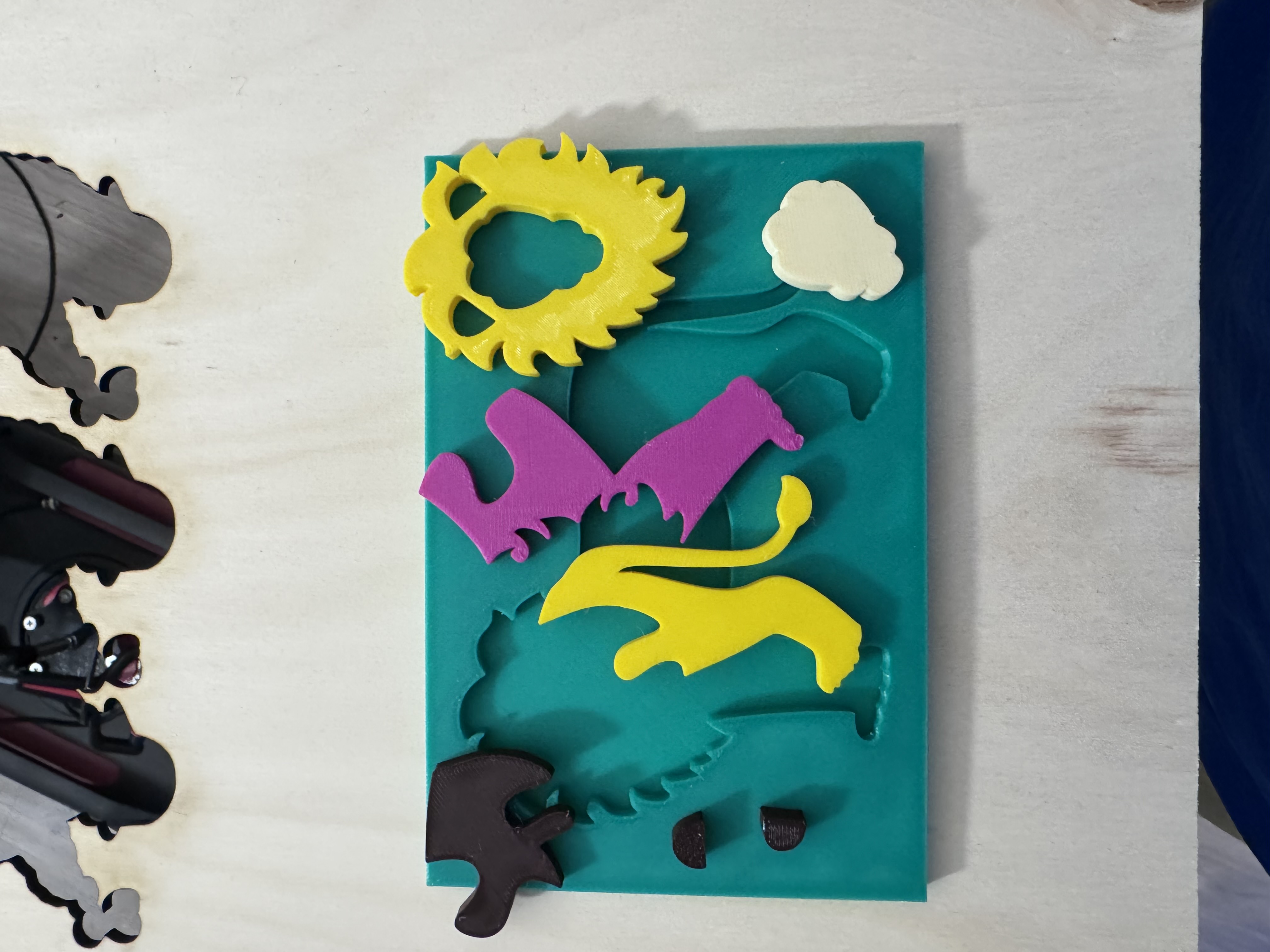 Sư tử câu đố cho trẻ em