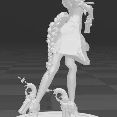 Mô hình Amiibo Arch-Eve Origin/ Bayonetta 3 do fan làm