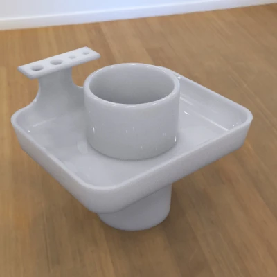 Chỗ để bàn chải và cọ vệ sinh