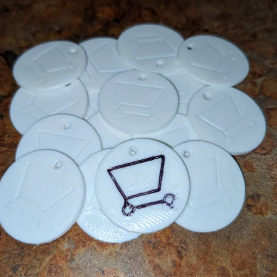 Đồng Xu Xe Đẩy Hàng