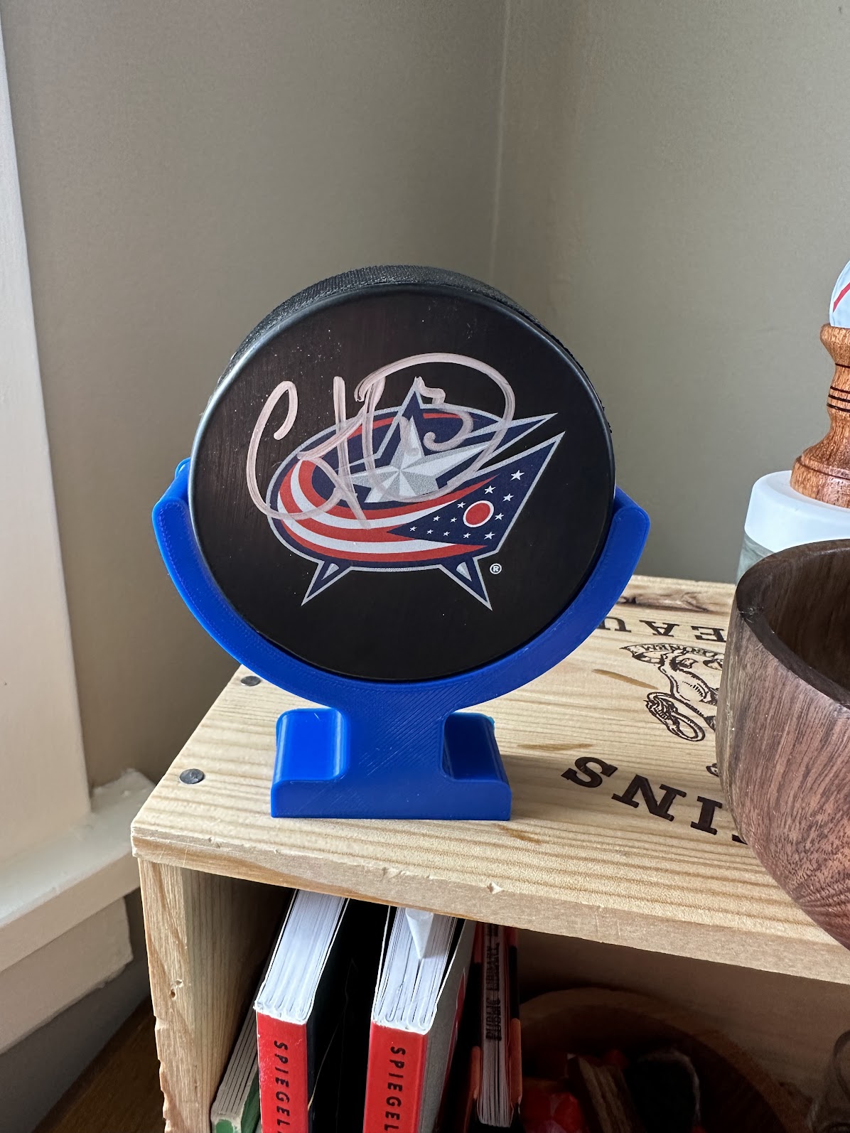 Chân Đế Trưng Bày Puck Khúc Côn Cầu