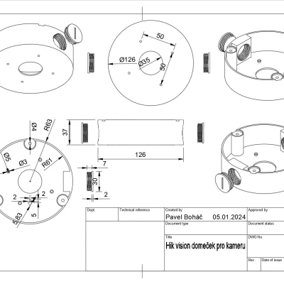 Hộp Camera Dome Hikvision