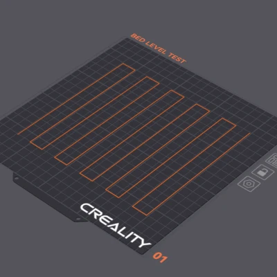 Mẫu Kiểm Tra Hiệu Chuẩn Giường In Một Dòng Duy Nhất