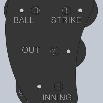 Dụng Cụ Đếm Cho Trọng Tài Baseball