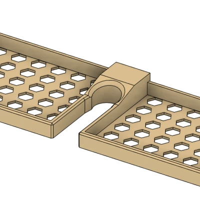 Kệ Tắm Gắn Cột Tắm