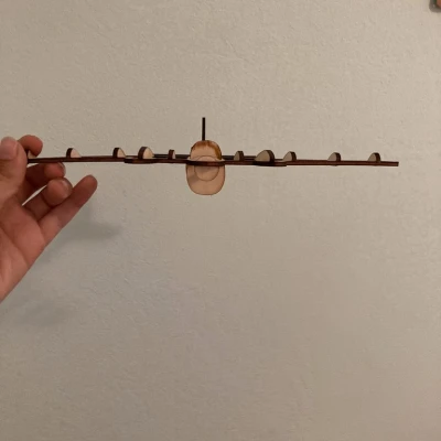 Mô hình de Havilland Mosquito cho máy cắt laser