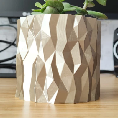 Chậu hoa "Gương Vỡ" và Khay Cắm Hoa - Thiết kế chế độ Vase Mode