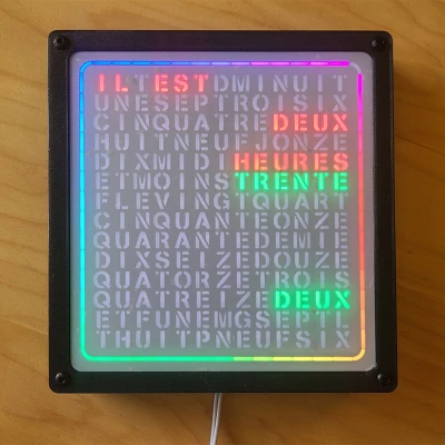 Đồng hồ chữ (tiếng Pháp)