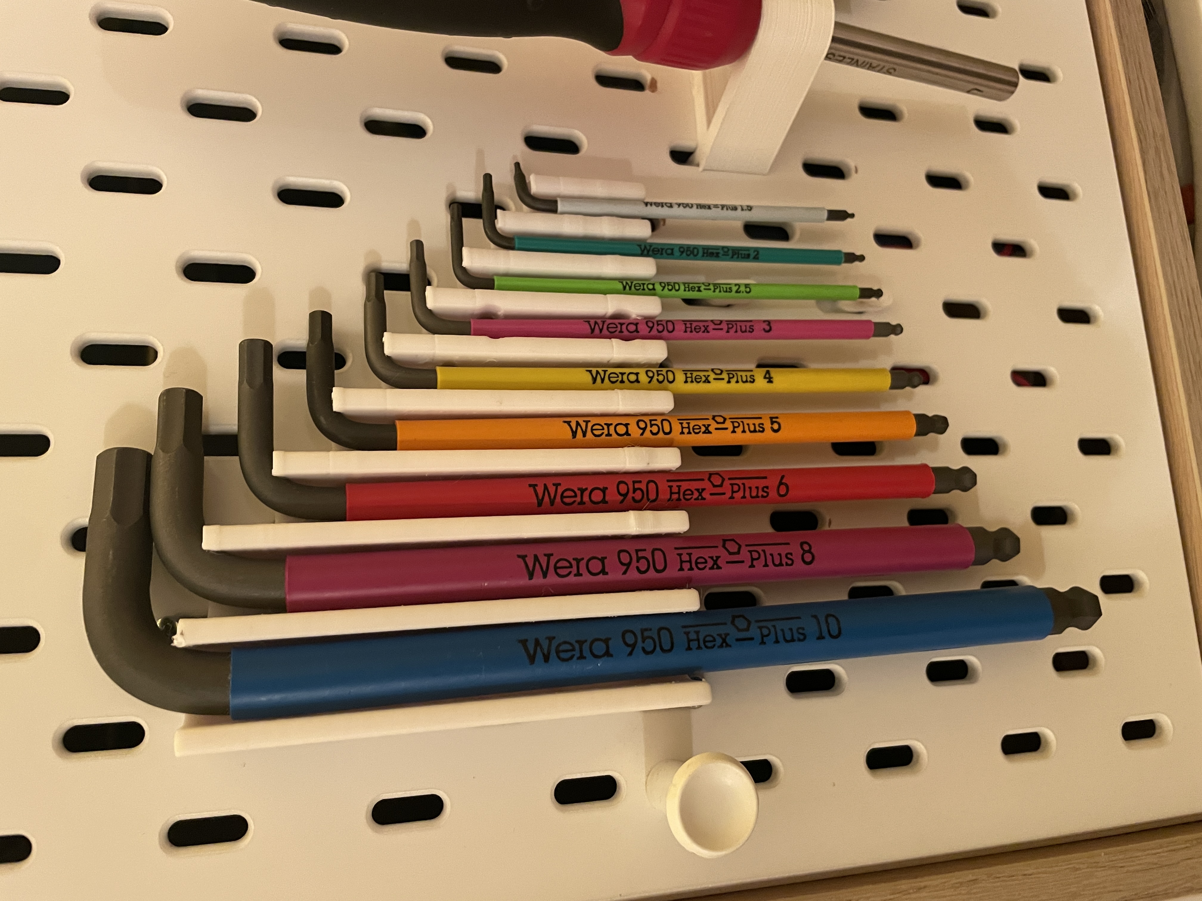 IKEA SKADIS WERA HEX Keys Magentic Mount Remix (Split và 8 mm và 5 mm nam châm)