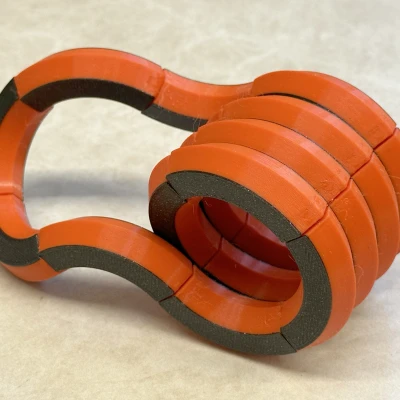 Đồ Chơi Khớp Nối Squiggly - In Liền