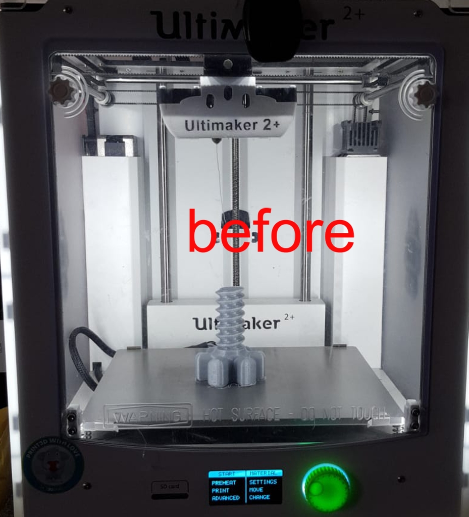 Vỏ che động cơ bước cho máy Ultimaker