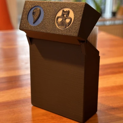 Hộp sàn mỏng cho phép thuật tập hợp với một bản lề