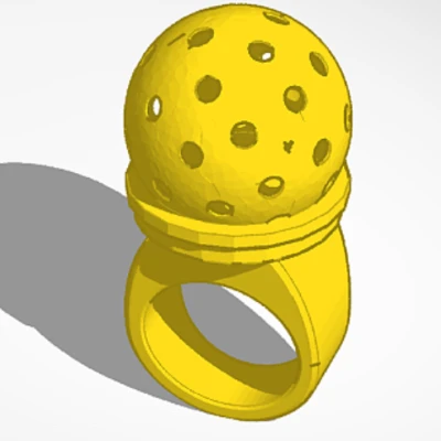 Nhẫn Pickleball Vui Nhộn