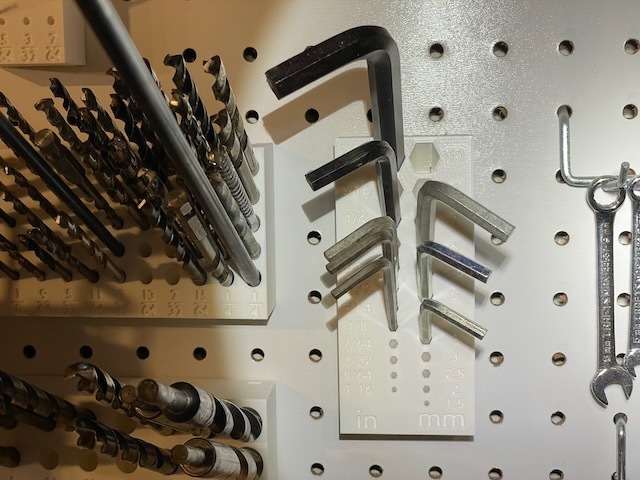 Giá Đựng Lục Giác Pegboard Theo Thông Số