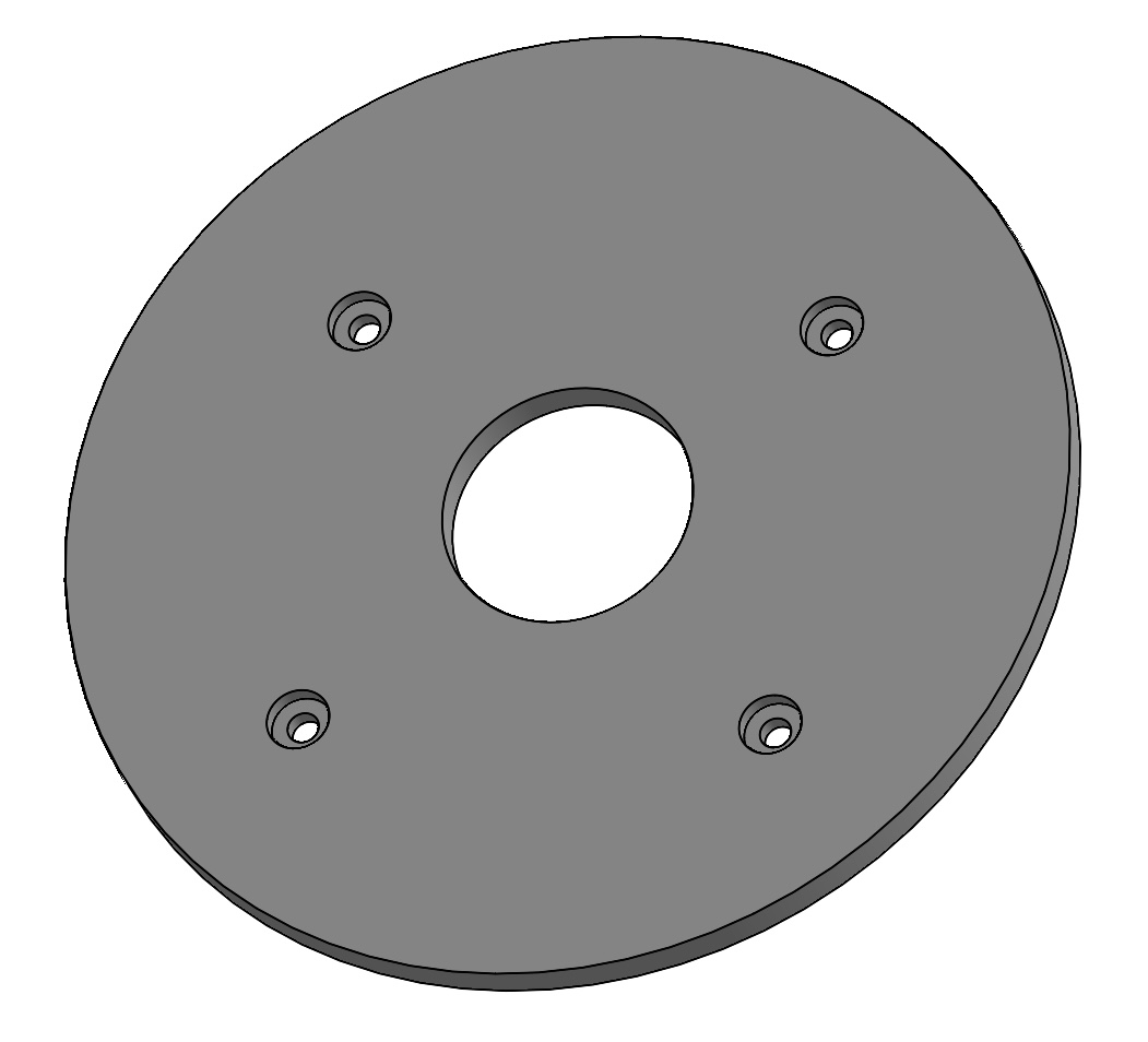 Đế Tròn Cho Bosch Colt Round Base Plate