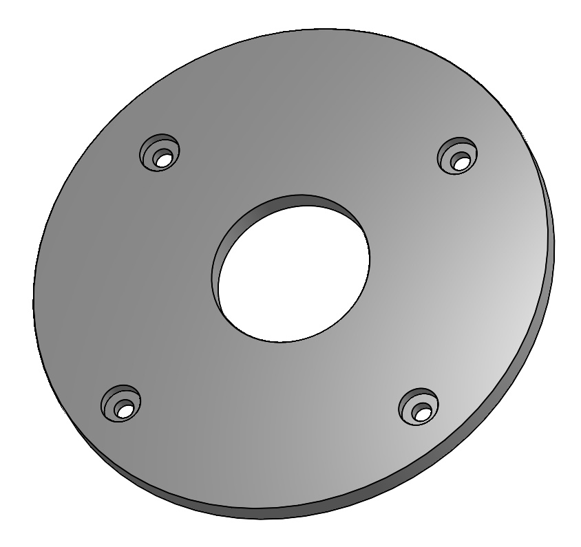 Đế Tròn Cho Bosch Colt Round Base Plate