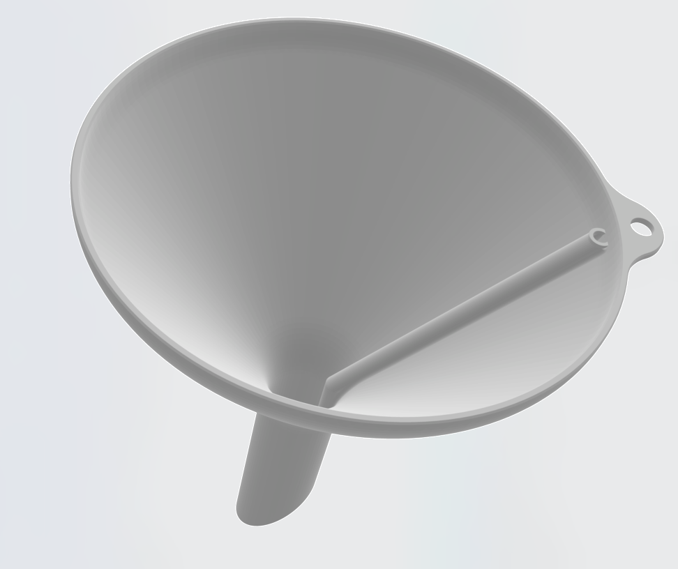 Phễu nhỏ có lỗ thoát khí / Mini funnel with vent