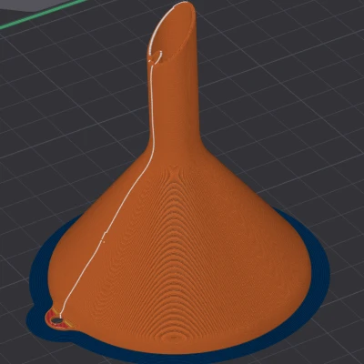 Phễu nhỏ có lỗ thoát khí / Mini funnel with vent