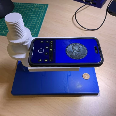 Chân đế điện thoại phóng đại