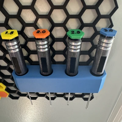 Giá Đỡ Tuốc Nơ Vít Lục Giác Cho Tường Tổ Ong