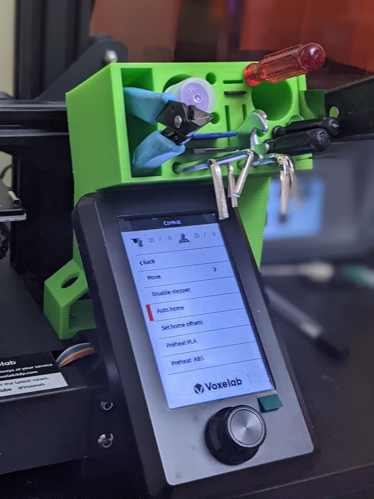 Thiết Kế Lại Kệ Đựng Đồ Nghề Cho Voxelab Aquila D1, Pro, S2,S3,X2 và X3