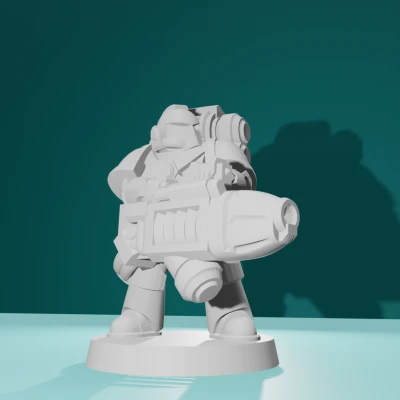 Marine Giáp Tấm Thập Tự Quân Thiên Hà 28mm