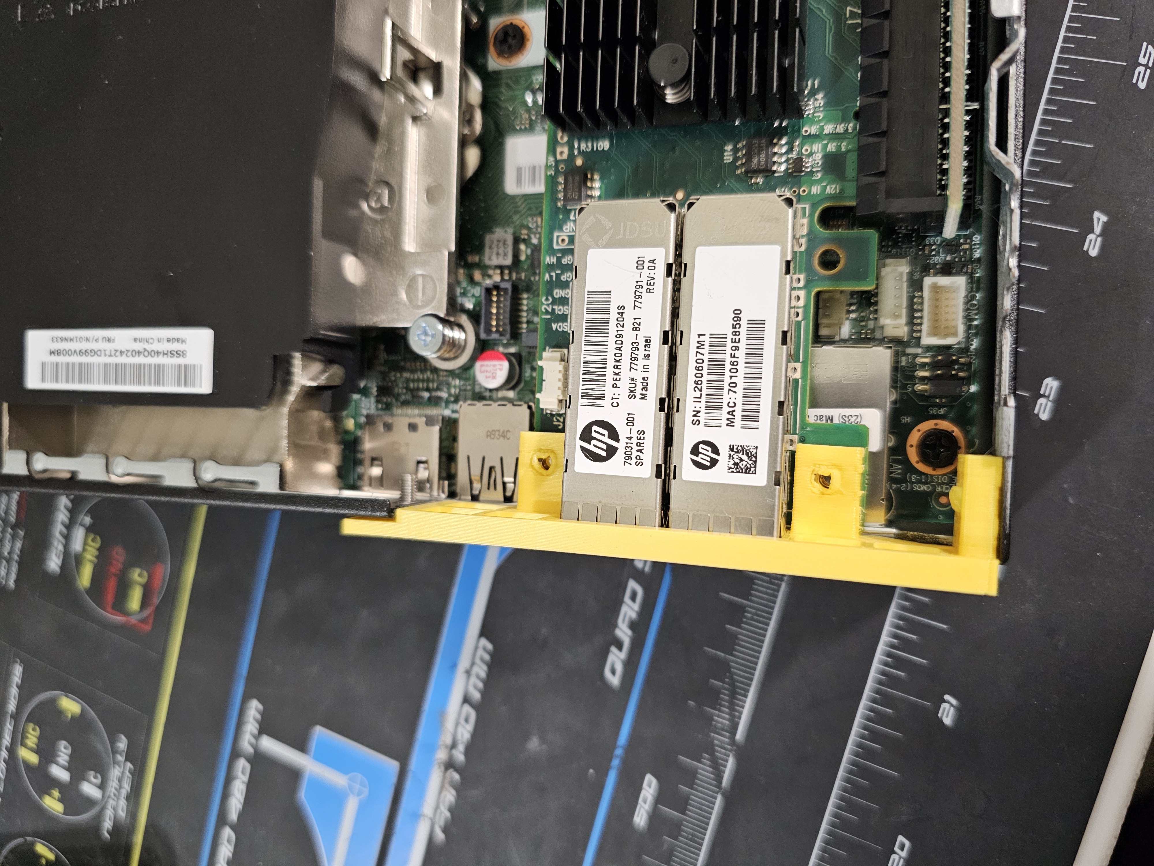 Giá đỡ card mạng NIC cho HP 546SFP+/Connectx-3 trên m720q