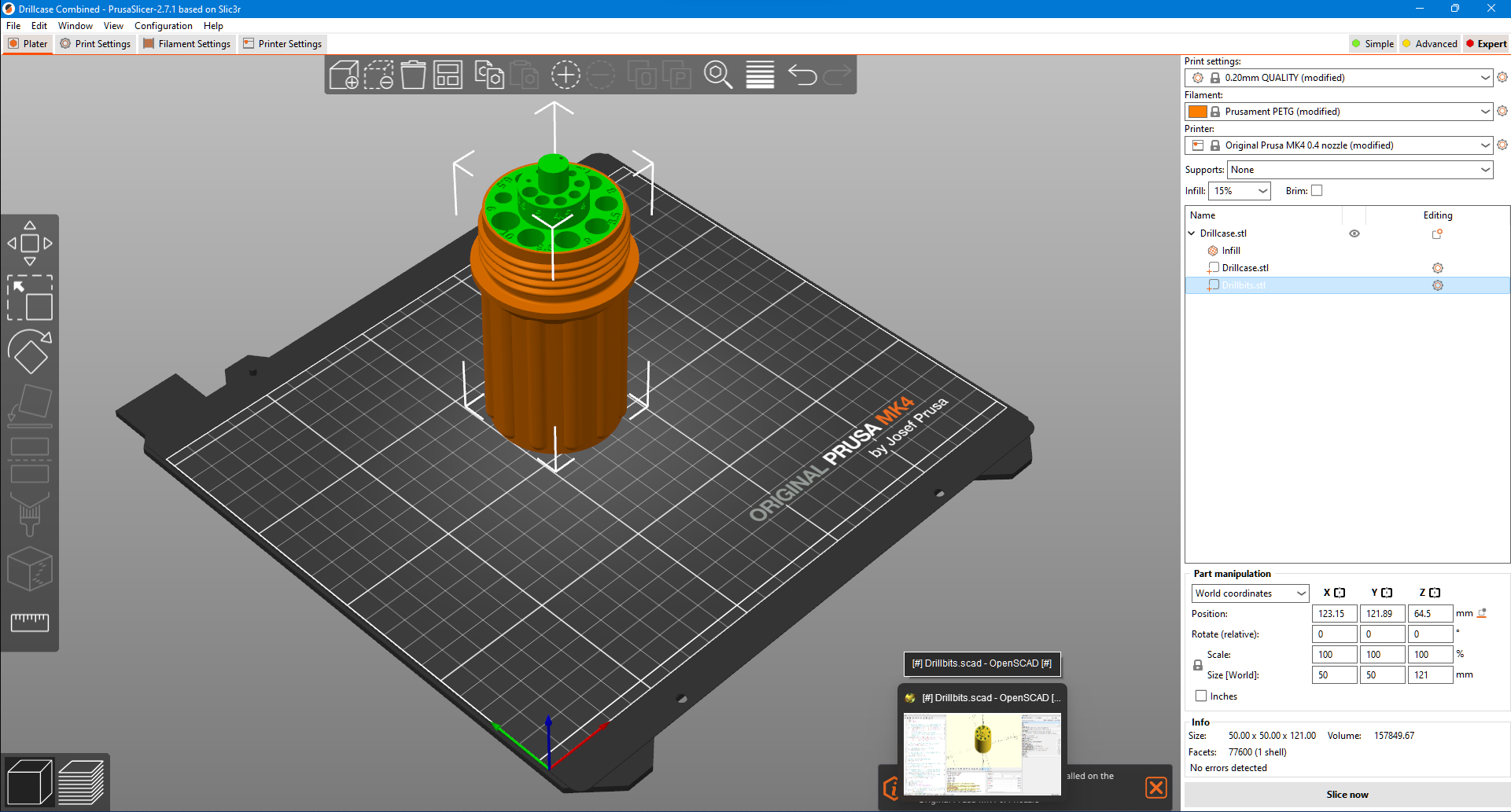 Hộp Đựng Mũi Khoan (Có Thể Tùy Chỉnh Thông Số)
