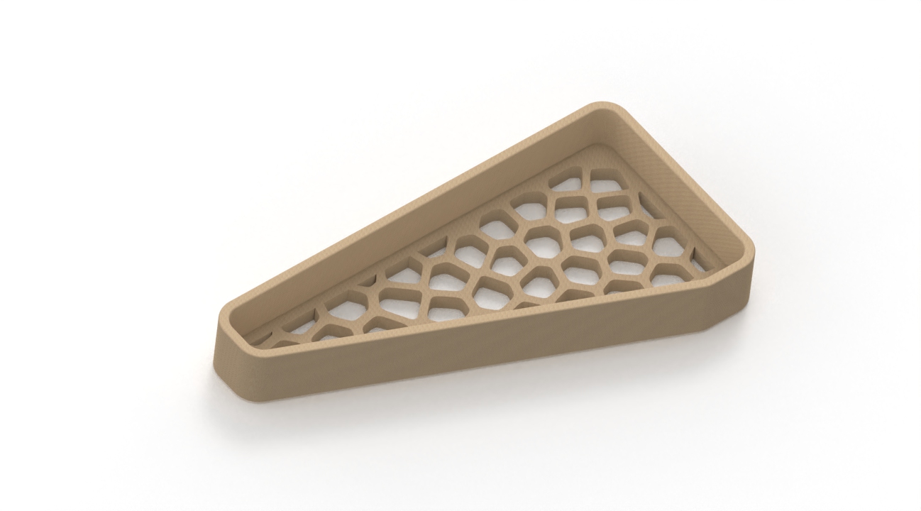 Kệ Tắm Họa Tiết Voronoi