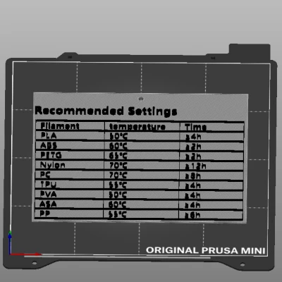 Tấm Thông Tin Nhiệt Máy Sấy