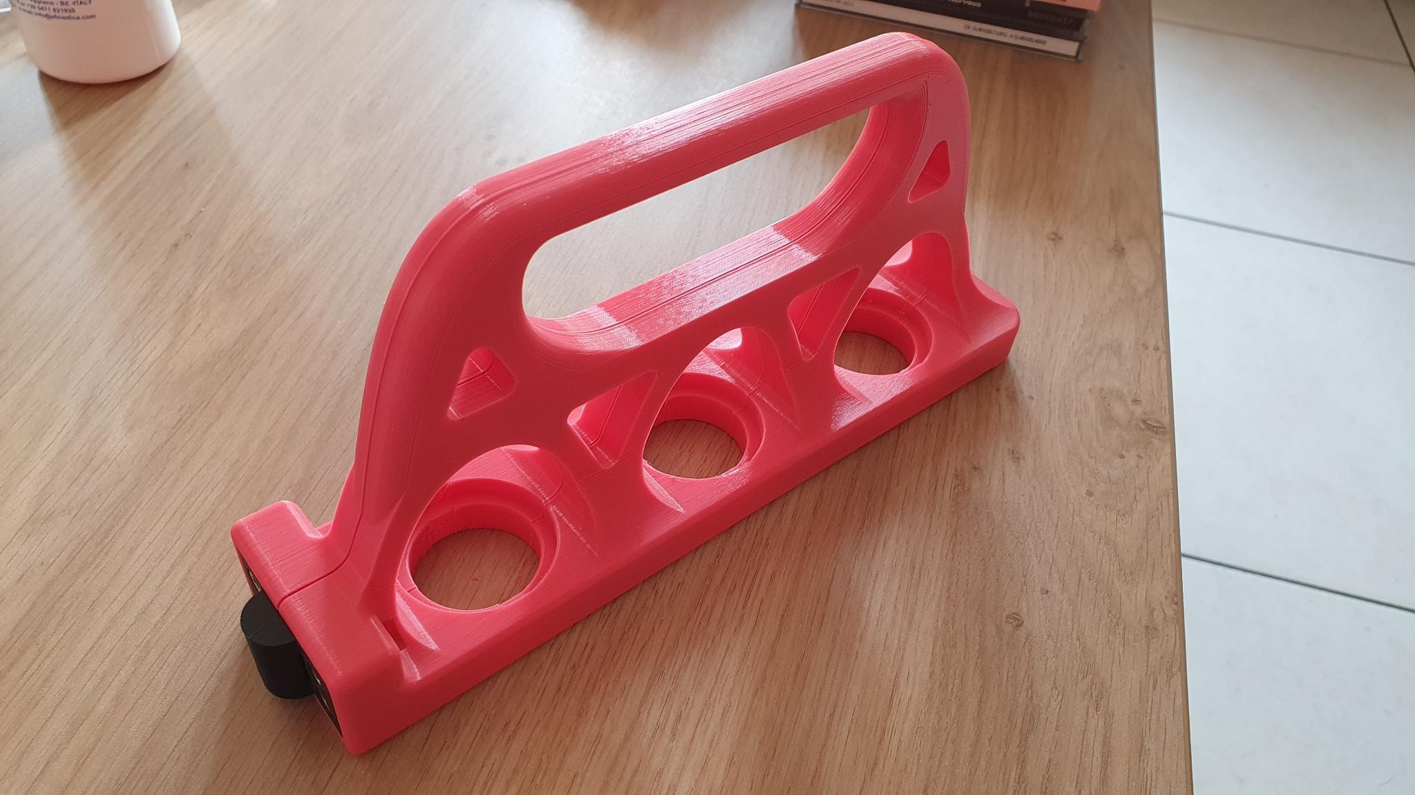 Tay cầm xách 1-3 bình CO2 Sodastream "Quick Connect" (loại hồng)