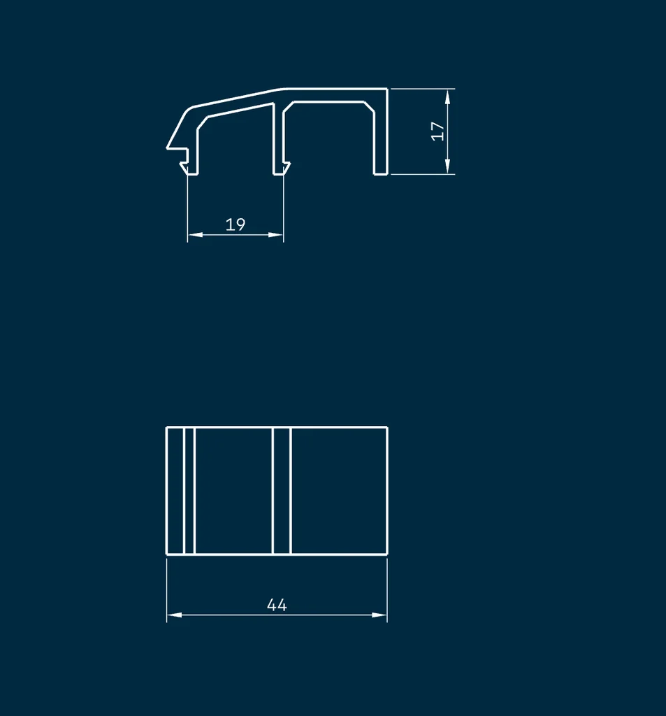 Clip hướng dẫn riser khối upvc