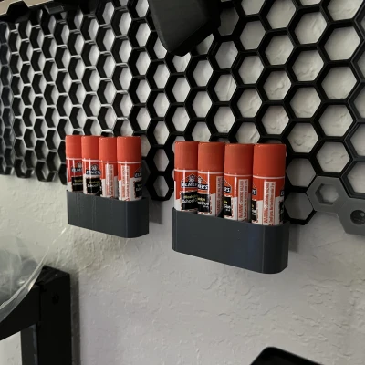 Chỗ Cất Keo Hồ Cho Tường Lưới Honeycomb (Parametric)