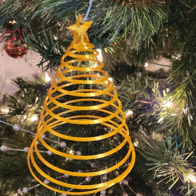 Móc Trang Trí Cây Thông Noel Hình Xoắn Ốc