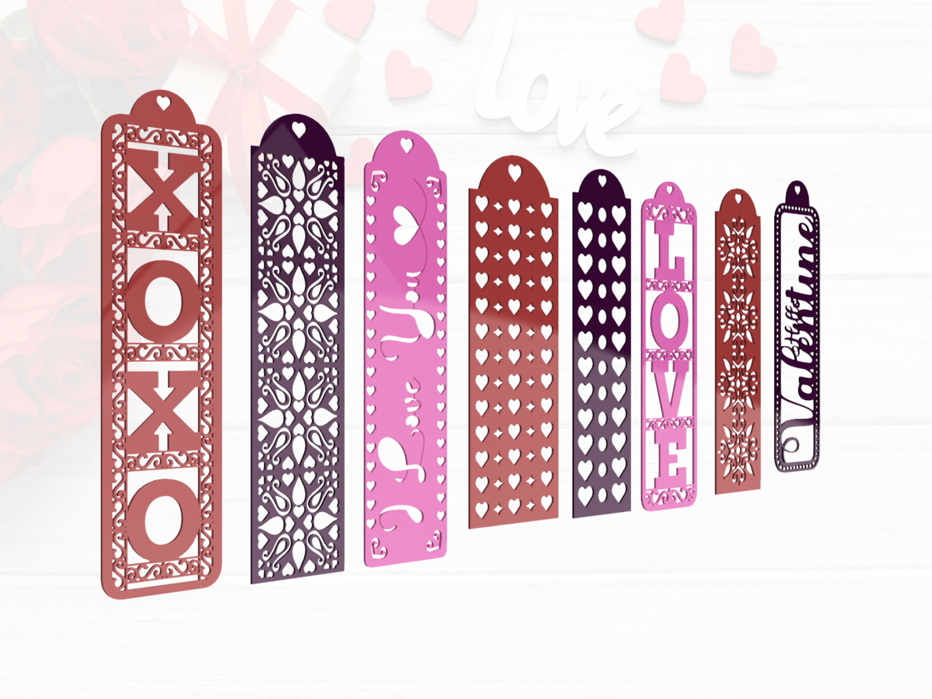 Bộ sưu tập dấu trang Ngày lễ tình nhân