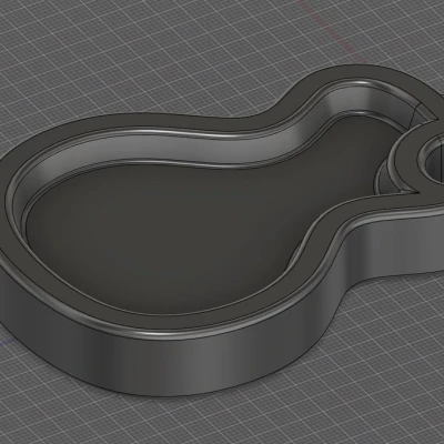 Khay Đựng Pick Guitar Hình Gibson Les Paul