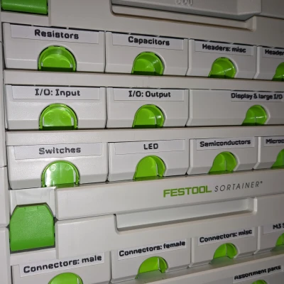 Nhãn cho Festool Sortainer