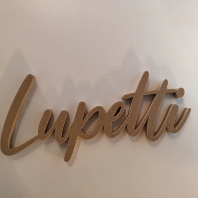 Chữ Lupetti Trang Trí Độc Đáo