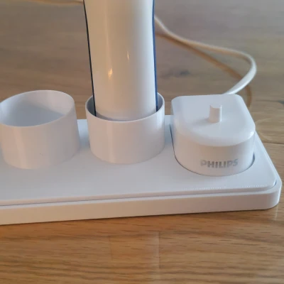 Cơ sở cho hai bàn chải "Philips Sonicare" với giá đỡ