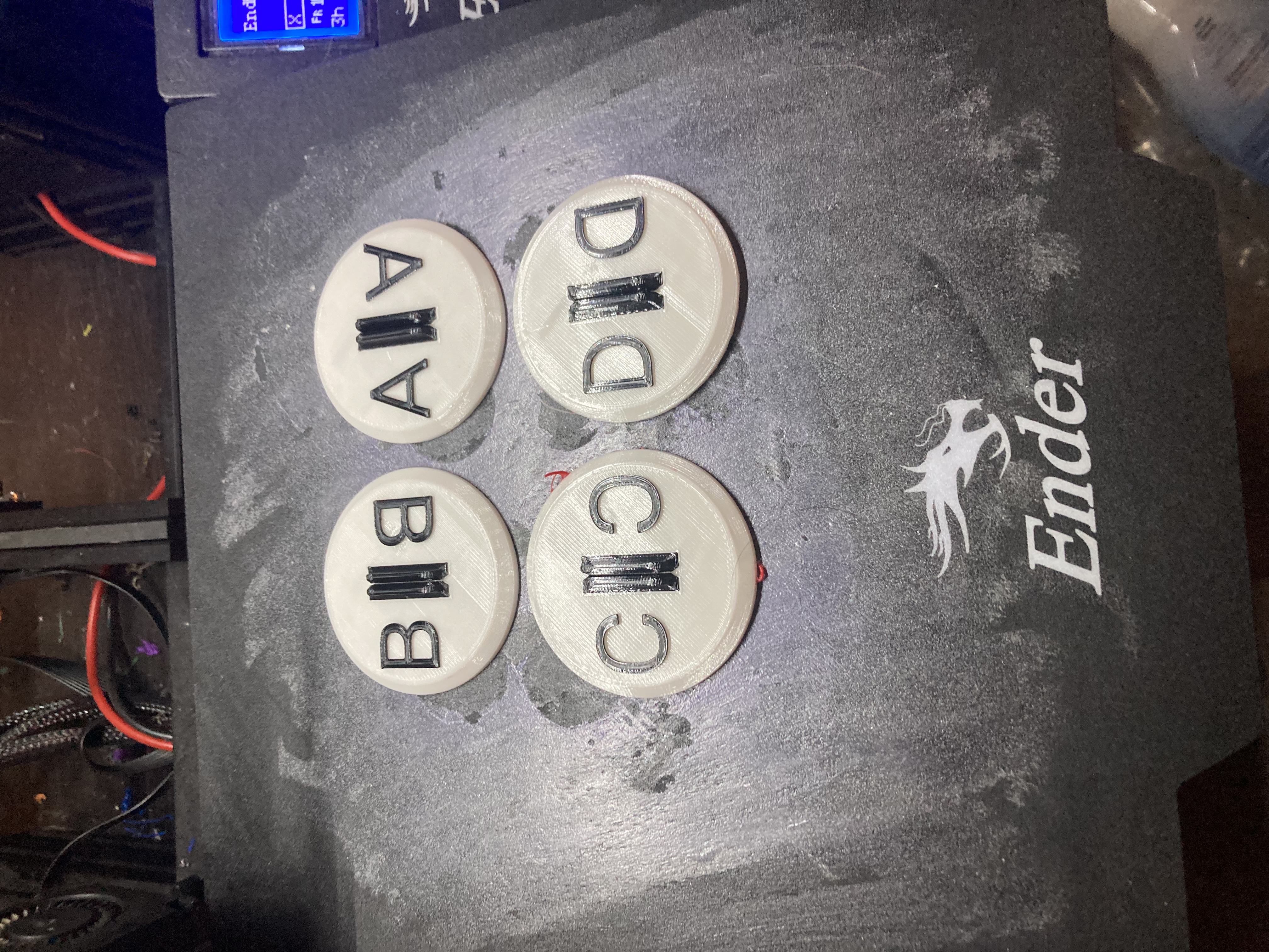 Đế Lót Quân Cờ D&D/Pathfinder Có Đánh Số