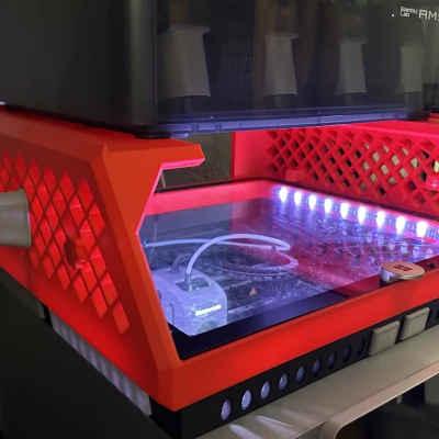 V6 Cập Nhật Giá Đỡ AMS Tối Thượng Bambu Lab P1P P1S X1-C - Bản Xây Dựng Cộng Đồng!