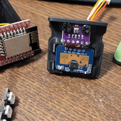 Cảm biến hiện diện ESP8266, LD2410C, BME280 và Đèn LED Status WS2812