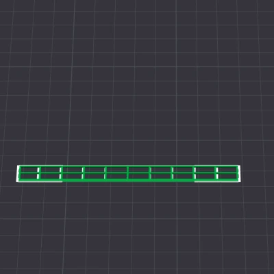 Lan can tàu M 1:200