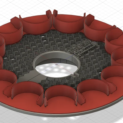 Khay cho chai 35 mm (sơn Tamiya hoặc AK) cho băng chuyền sơn