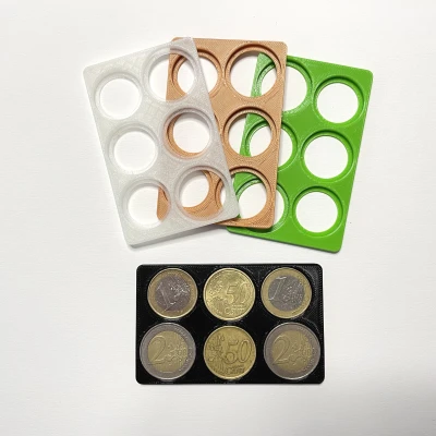 Ví Đựng Tiền Xu Euro Hình Thẻ Tín Dụng