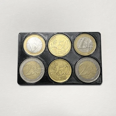 Ví Đựng Tiền Xu Euro Hình Thẻ Tín Dụng